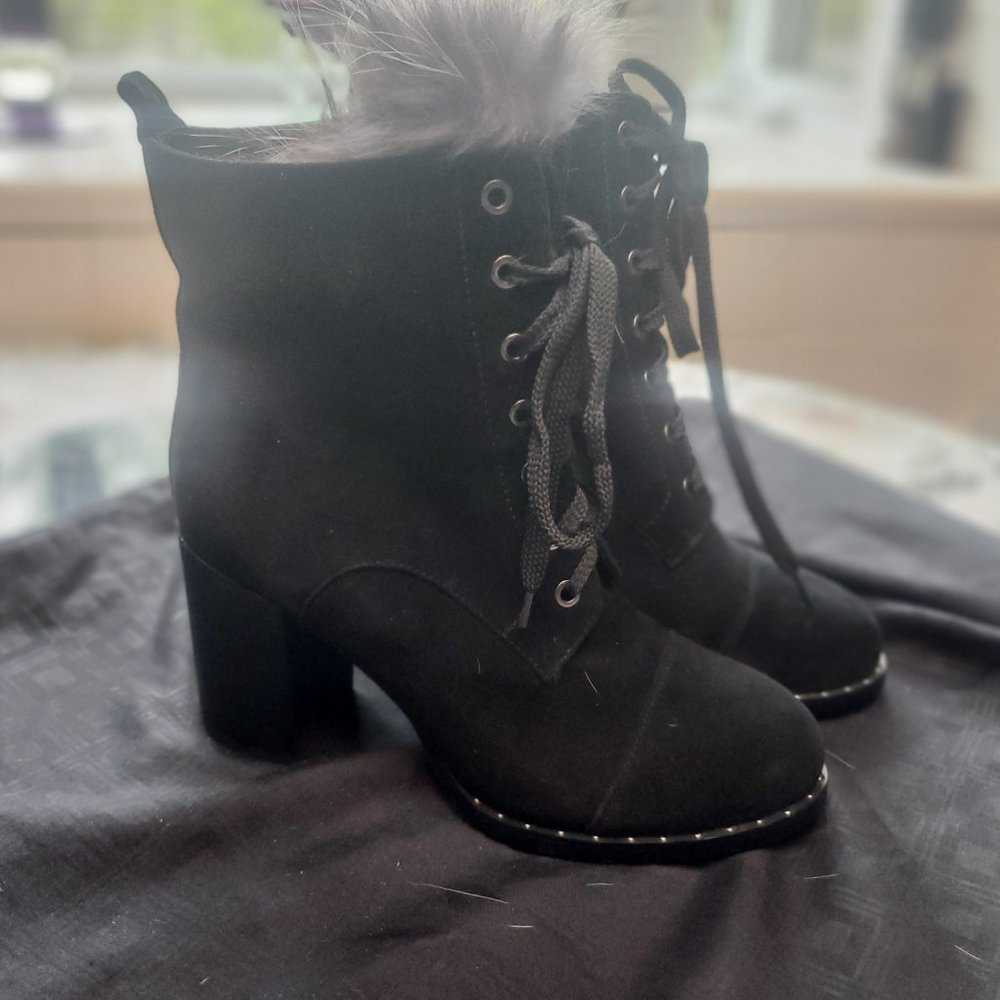 NEW Bo Navi Fur Lined Ankle Boots 38/7.5